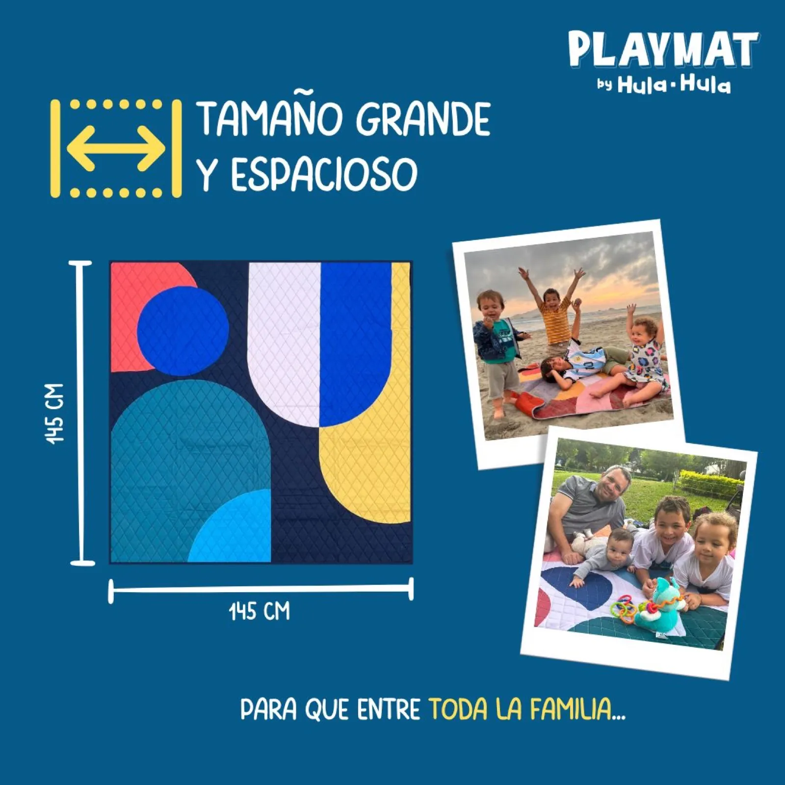 PlayMat Tierra - Tapete de Juegos para Bebés y Niños